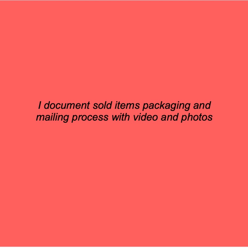 documentation of  packaging and shipment